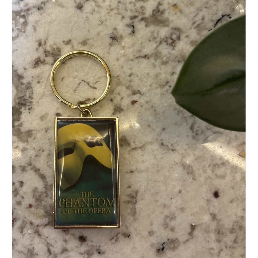 Andrew Lloyd Webber PHANTOM OF THE OPERA C1986‎ Broadway Lacquered Key Chain
